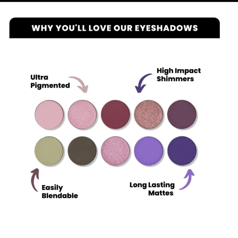 Ace Beautē violet sage eye palette - Picture 6 of 8